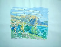 peinture : Les Hyvans. Le matin