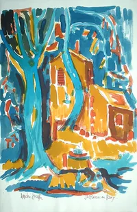 peinture : St Pierre en Vaux