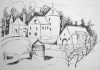 peinture : Le château de Vellerot n°4