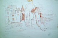 peinture : Périgueux. Quartier St Front