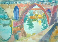 peinture : Pont Vieux.