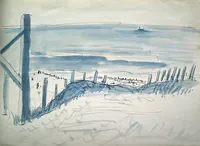 peinture : Mimizan-plage n°2