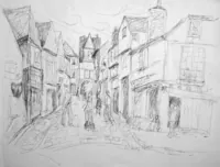 peinture : Le vieux Mans n°1