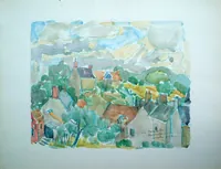 peinture : La Carneille n°1. Normandie