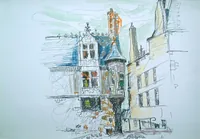 peinture : Le vieux Mans
