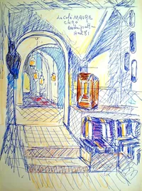 peinture : Le café Maure