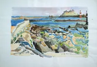 peinture : Roscoff, Bretagne