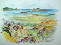peinture : L'île de Batz