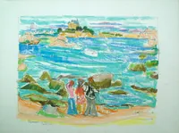 peinture : Ploumanach en Perros