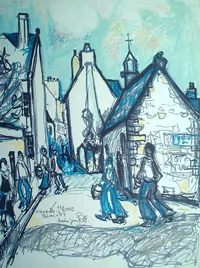 peinture : Chapelle Ste Anne Roscoff