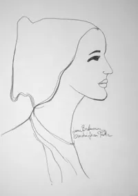 peinture : F.R., jeune bretonne n°11