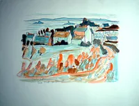 peinture : Pem Prat, près de Roscoff