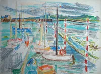 peinture : Port breton