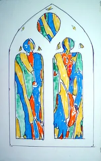 peinture : Etude n°091 po Flavignerot